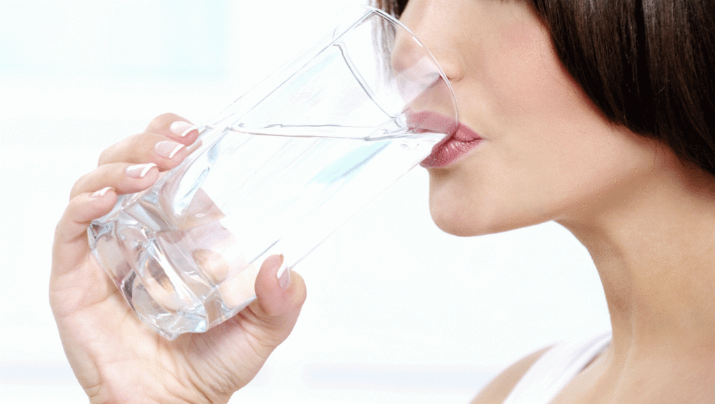 Drink a lot of water